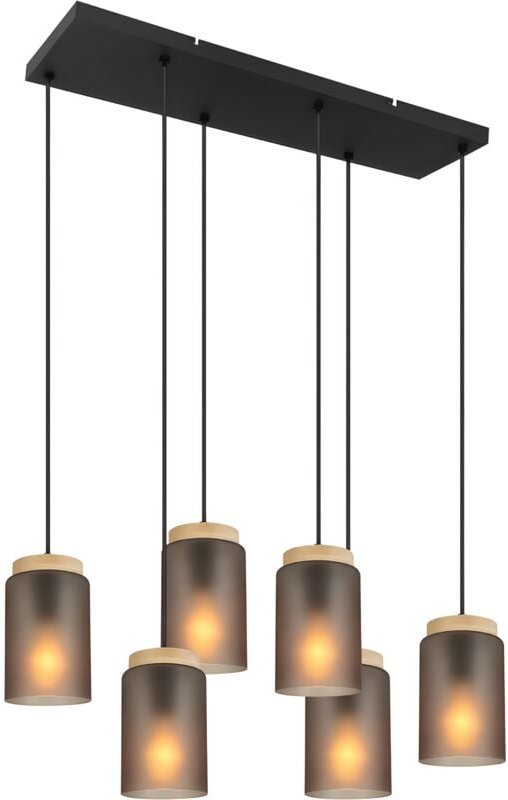 Toolight - pendelleuchte APP1813-6CP grey