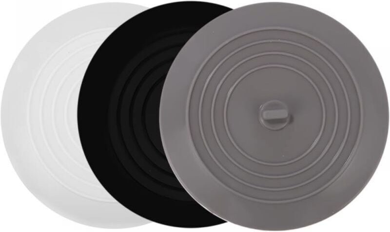 Silikon-Badewannenstöpsel, 15 cm Silikagel-Abflussstopfen, 3er-Pack Universalstöpsel, Spülbeckenstöpsel, Küchenspülenstö...