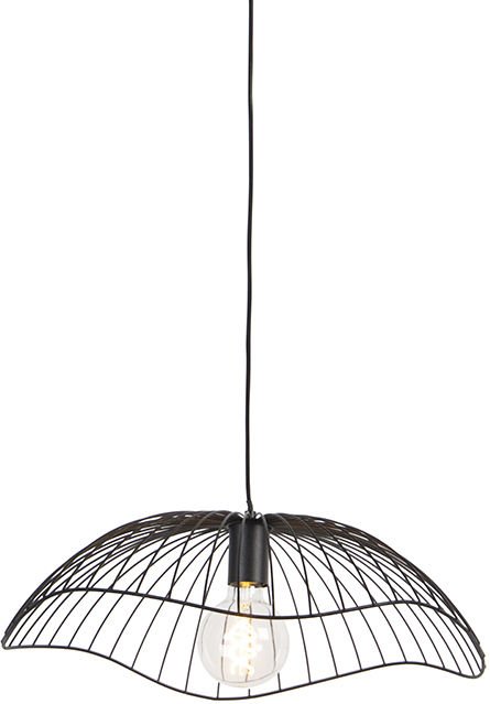 Design Hängelampe Schwarz Draht 50cm - Pua