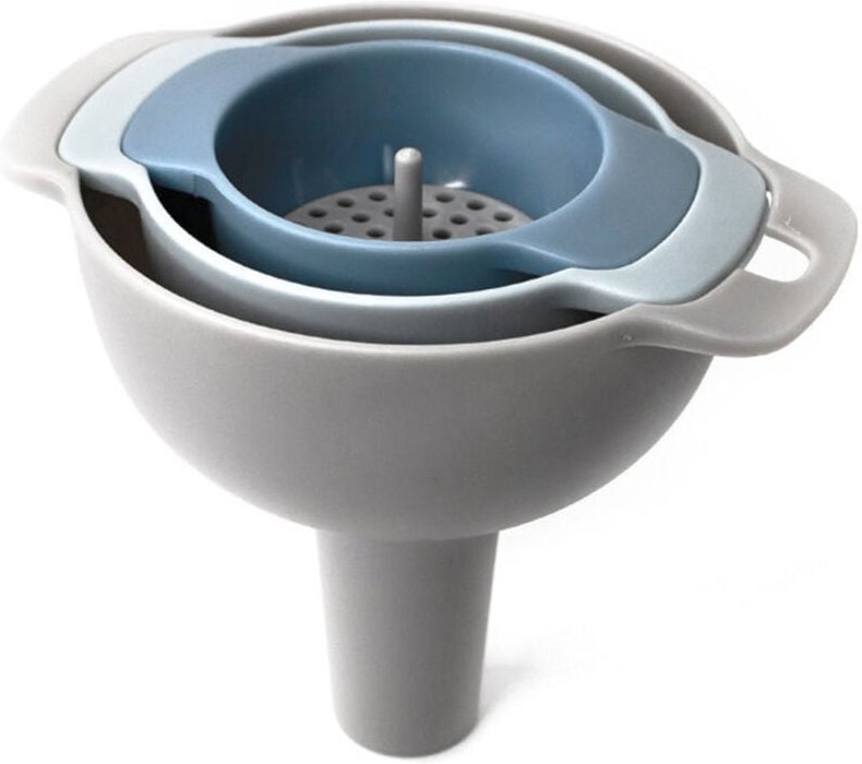 Thumbnail - Lebensmitteltrichter, Küchentrichter, Kunststofftrichter, Marmeladentrichter, mit Filter, Lebensmitteltrichter aus Kunst...