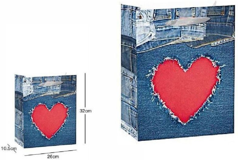 Trade Shop Traesio - Trade Shop - set 3 pz busta by regalation borsa 26X32X10.5 cm 63974 vari models -