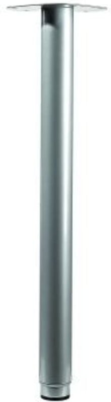Hettich Tischbein 5,0 x 60 - 90 cm Stahl silber - 1 Stück Tischbeine