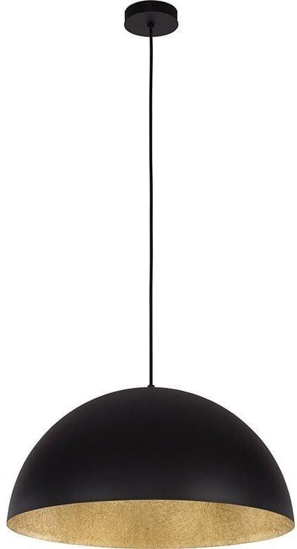 Sigma Pendelleuchte Mineral Schwarz und Gold 50 cm