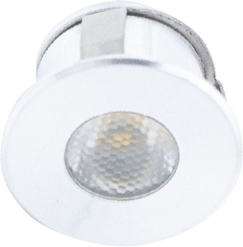 Led Einbaustrahler SL-Mono Mini08, ansteuer- und dimmbar, 3000K warmweiß, alufarbig, 24 v/dc - Siro