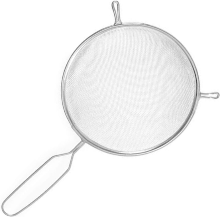 Dichtes Stahlsieb zum Abseihen und Pressen, Durchmesser 180 mm - Hendi 635209