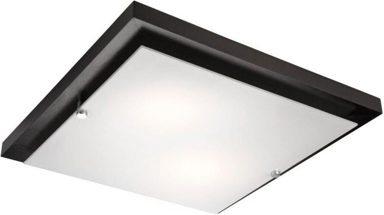 Lamkur Lighting - Lamkur Square Simple Flush Deckenleuchte Wenge, 2x E27