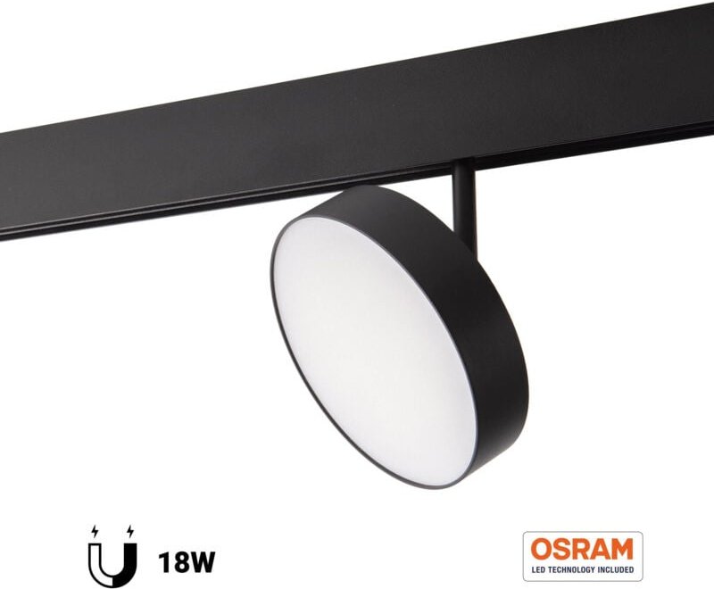 Kreisförmige LED-Lampe für 48V-Magnetprofile - Ø14,2 cm - 18W -