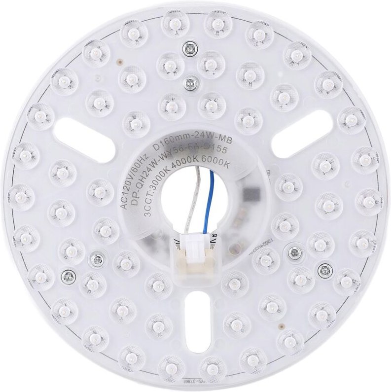 6.3in led Deckenlüfter Light Kit Magnetic 24W Dimmable 3cct 3000K 4000K 6000K Ersatztafel 120 v - Eosnow