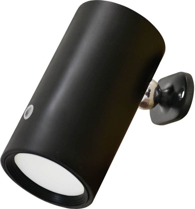 Led Akku Clip-Leuchte, IP54, schwarz - REV