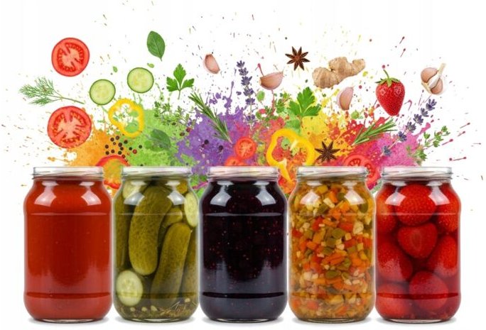 16 Glasbehälter 900 ml OHNE DECKEL für Konfitüren, Kompotte, Pickles, Honig