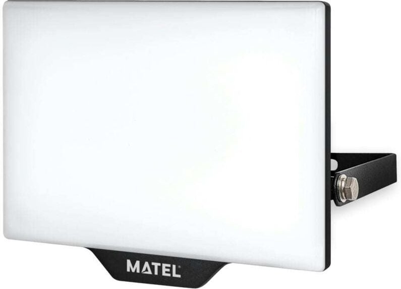 Matel - Schwarzer LED-Projektor mit Schnellanschluss, Kaltlicht, IP65, 50 w