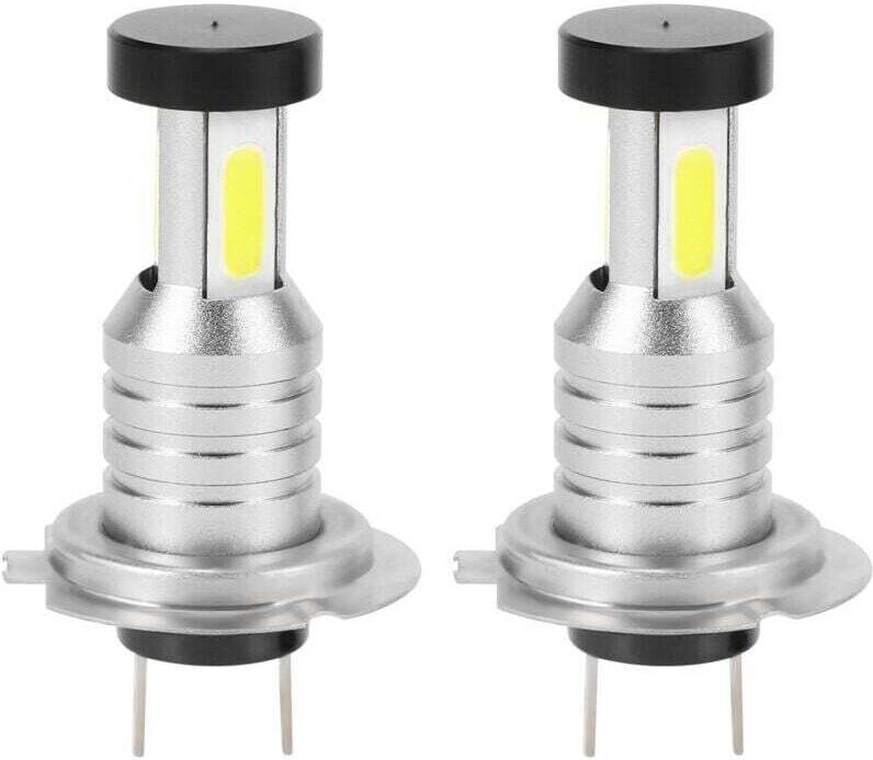 2x H7 LED-Scheinwerferlampen-Set, 100 W, 30000 lm, Superweiß (6000 K)