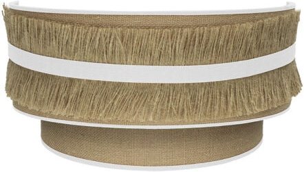 Wandleuchte Natalia 1xe27 Saco-weiß 17x30x15 Cm - Fabrilamp