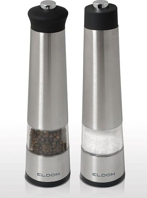 ELDOM ZMP4 Mühle SET bestehend aus 2 elektrischen Salz- und Pfeffermühlen