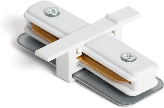 Verbindungsstück Typ I für 1-Phasige Einbauschiene aus Aluminuim Weiß