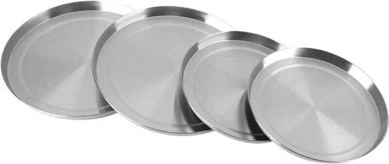 Herdplattenabdeckungen, 4-teiliges Set aus Edelstahl-Kochfeldabdeckungen für elektrische Kochfelder