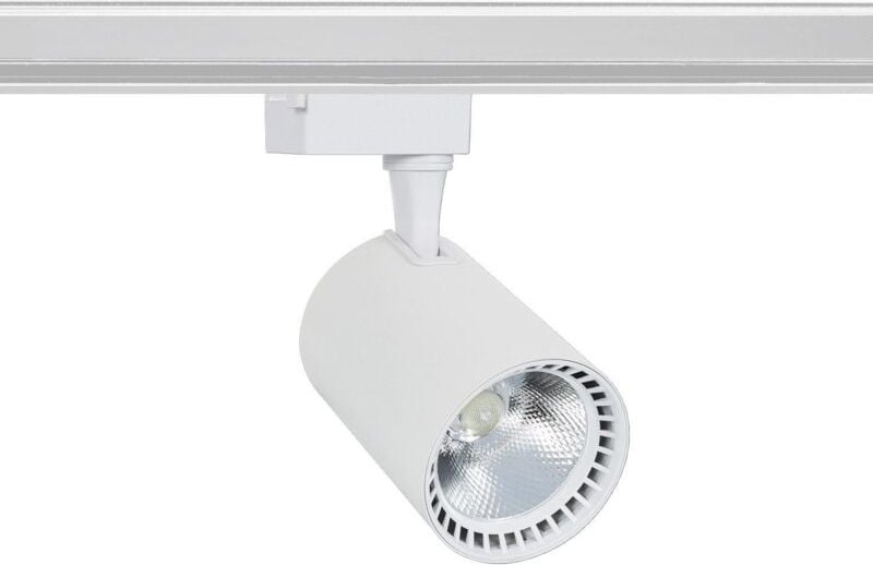 Efectoled - 1-Phasenstromschiene LED-Strahler 40W Bron Weiss 3000K Warmweiß