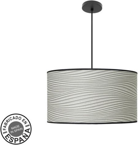 Fabrilamp - abrila akunadecor Pendelleuchte 50 Cm Grau Mode Modell mit Lampenschirm