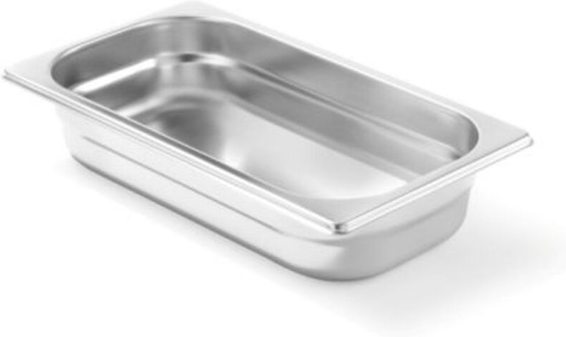 GN 1/4 Behälter, Edelstahl, Profi Line, Höhe 65 mm - Hendi 801635