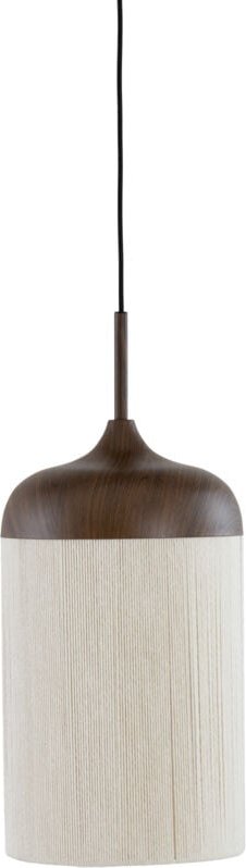 Light&living - hängeleuchte - Dania - beige braun - baumwolle