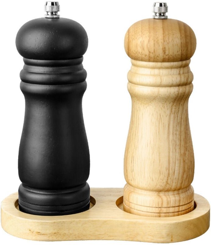 Ensemble de moulins à poivre et pots à épices, moulin à épices vintage, ustensiles de cuisine