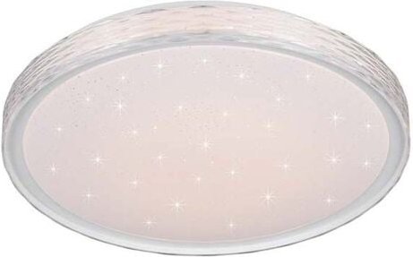 LED Deckenleuchte Deckenlampe Wohnzimmerlampe Metall weiß Dimmbar LED D 39 cm