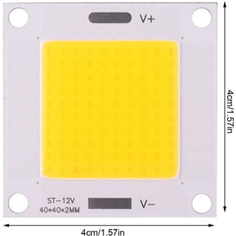 Stück/Set Hochleistungs-50W COB-LED-integrierter Lampenchip für DIY-Spotlight-Glühbirnen (warmes Licht)