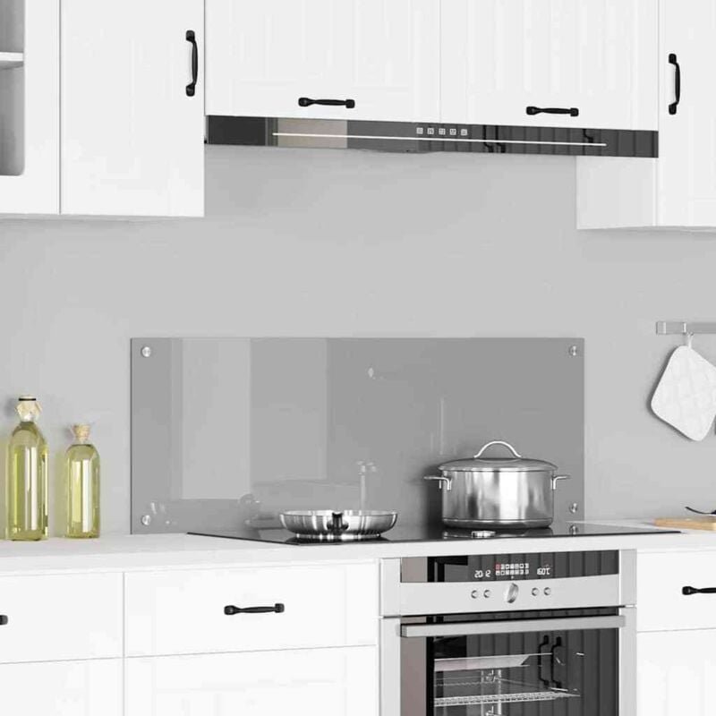 Küchenrückwand Hellgrau 110 x 40 x 0.6 cm Vidaxl