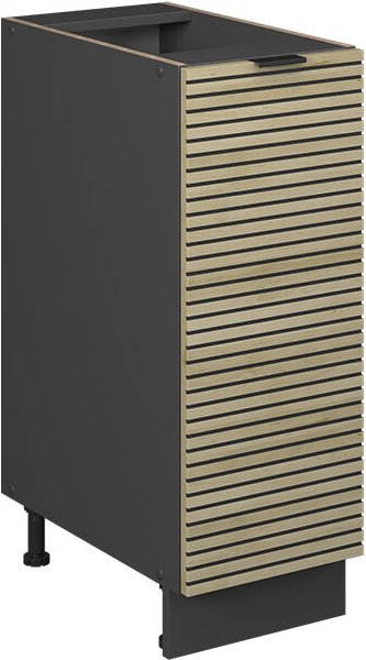 Apothekerschrank Fame-Line, Eiche Paneel, 30 cm ohne Arbeitsplatte, Vicco