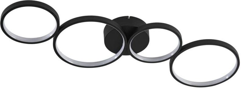 Led Deckenleuchte 'Evengeline' aus Aluminium für Wohnzimmer & Esszimmer von Lindby