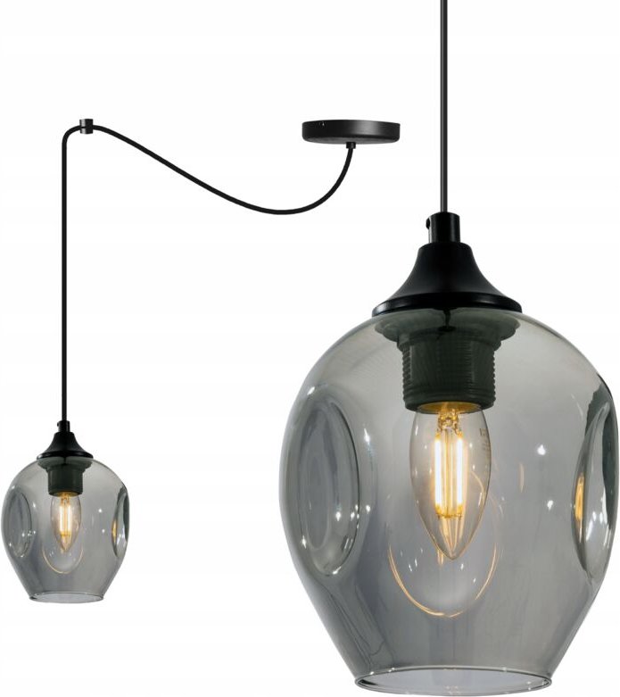 Moderne Glasspinnen-Deckenhängelampe