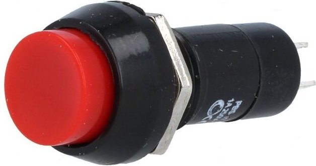 Ninigi - Runder offener Schalter/Druckknopf Standby 1A/250Vac Druckknopf rot off-on