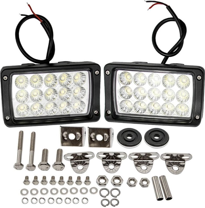 Maxpeedingrods - 2X 45W led Arbeitsscheinwerfer Offroad Scheinwerfer Auto Bagger suv 10-30V IP67