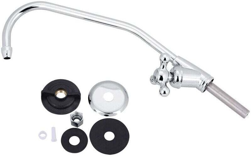 KZQ - Trinkwasser-Küchenarmatur, Edelstahl-Küchenarmatur, 360° schwenkbar, Umkehrosmose-Wasserhahn mit 4 Wasserhahnadapt...