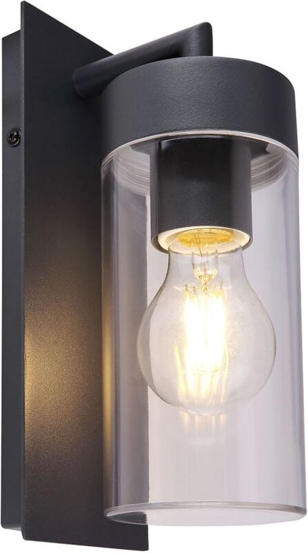 Wandleuchte - Vessa - anthrazit - aluminium - LEDE27 - - Globo