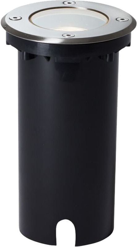 Brilliant Itch Bodenleuchte Außen IP67 – Bodeneinbauleuchte Edelstahl 11 cm für Garten & Einfahrt – GU10 – LED geeignet ...