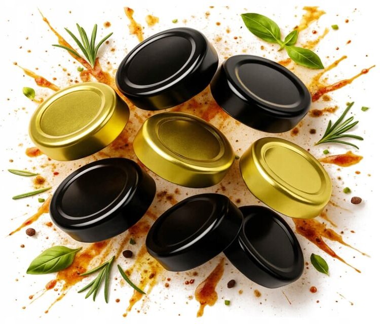 10 hohe Deckel, Durchmesser 66, für Gläser