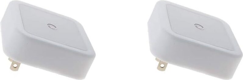 Einsteckbares Nachtlicht mit warmweißer LED-Weihnachtsbirne – Nachttischlampe mit automatischem Dämmerungssensor – geeig...