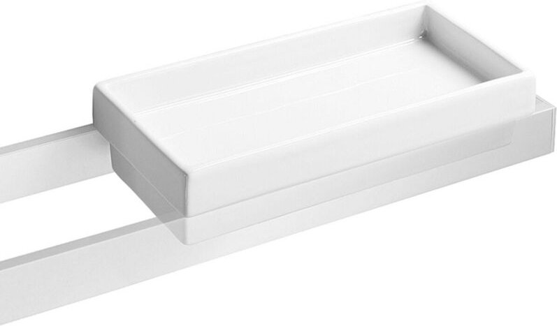 Lineabeta - Skuara Seifenschale aus weißer Keramik L.20cm
