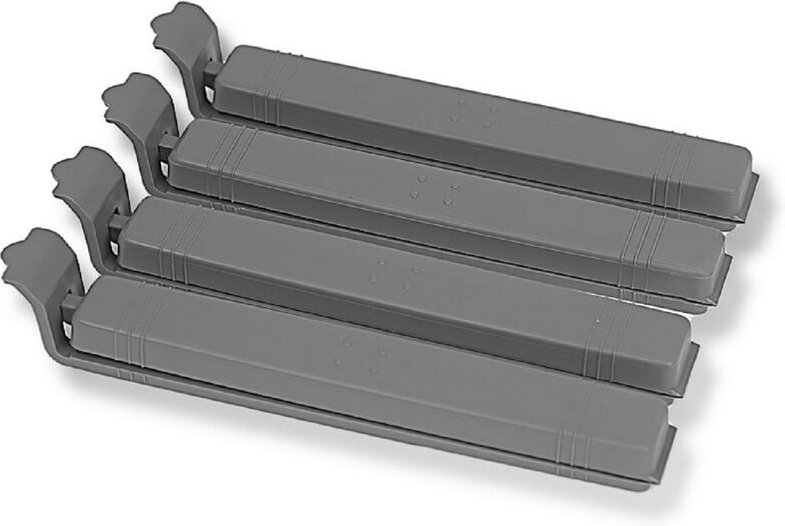 Michelino - Lebensmittel-Verschlussclips Verschlussklammer Set in unterschiedlichen größen 4 Stück 13 cm