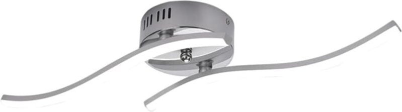 Comely - Moderne LED-Deckenleuchte aus Acryl, Innenleuchte Deckenlampe für Schlafzimmer, Wohnzimmer, Küche - 14 w - Silb...