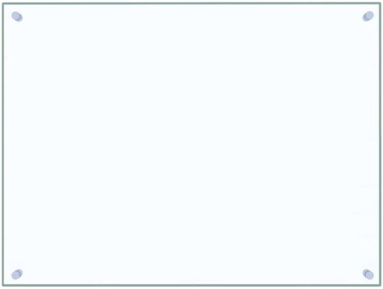 Küchenrückwand Transparent 80x60 cm Hartglas Vidaxl