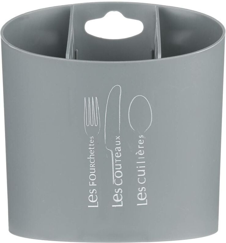 5five Simply Smart - Besteckabtropfgestell 3 fächer grau - 5five