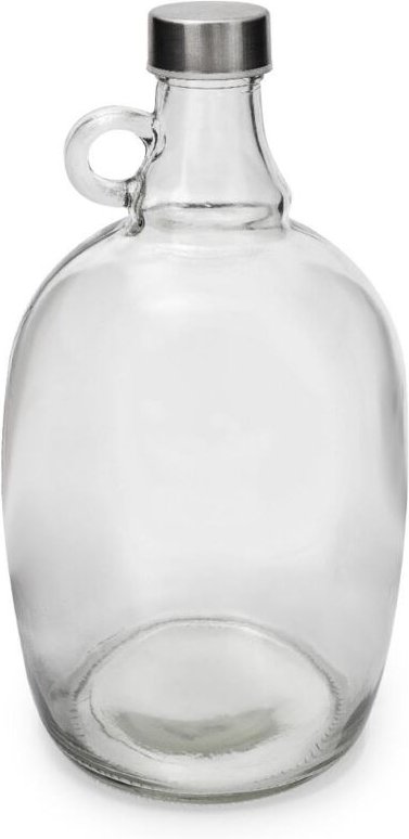 2l Glasgallone für Wein mit Schraubverschluss