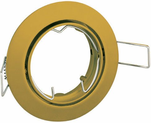 Electro Dh - Runder vergoldeter GU10-Glühlampen-Abschlussring 12.672/B/Z/CU 8430552106004