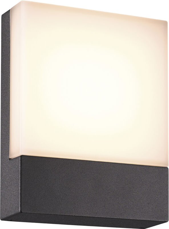 Dopo - Wandleuchte Cenadi Ip54 Led Smd 7w 800lm Cri80 3000k 116º Anthrazit