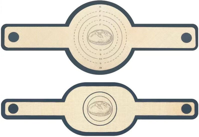 Set mit 2 Kochbändern und Silikon für vier, antihaftbeschichtete, wiederverwendbare Netze mit langen Kontakten zum Übert...