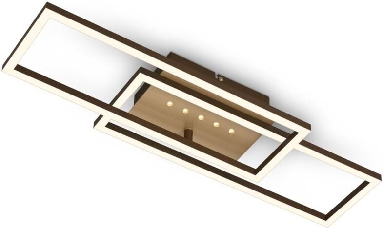 Led ceiling light with led dots,brown-gold,LED/30W
