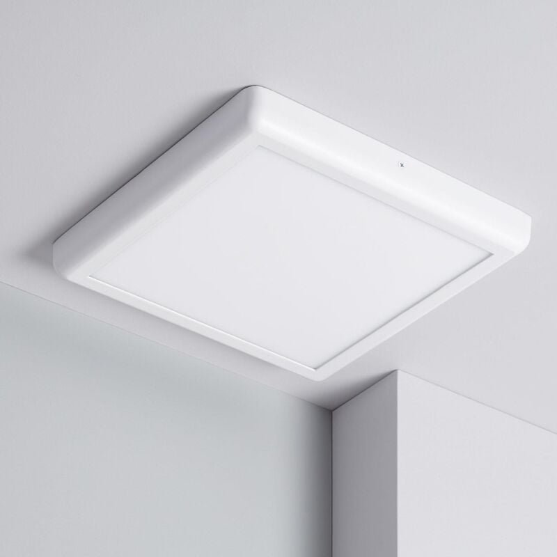 Ledkia - LED-Deckenleuchte 24W Eckig Metall 300x300mm Design White 6000K Kaltweiß