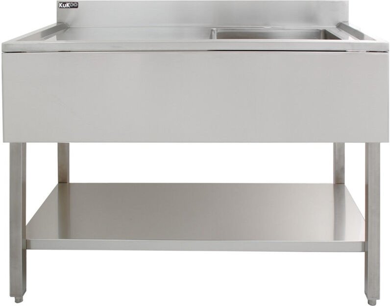 Monster Shop - Gastrospüle Spültisch Edelstahl Spülbecken 1 Becken Rechts Spültheke Waschtisch